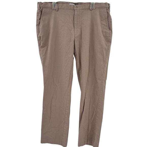 Peter Millar Mens 42x29 Light Brown Chino Khakis Pima Cotton Blend Pants - Picture 4 of 5
